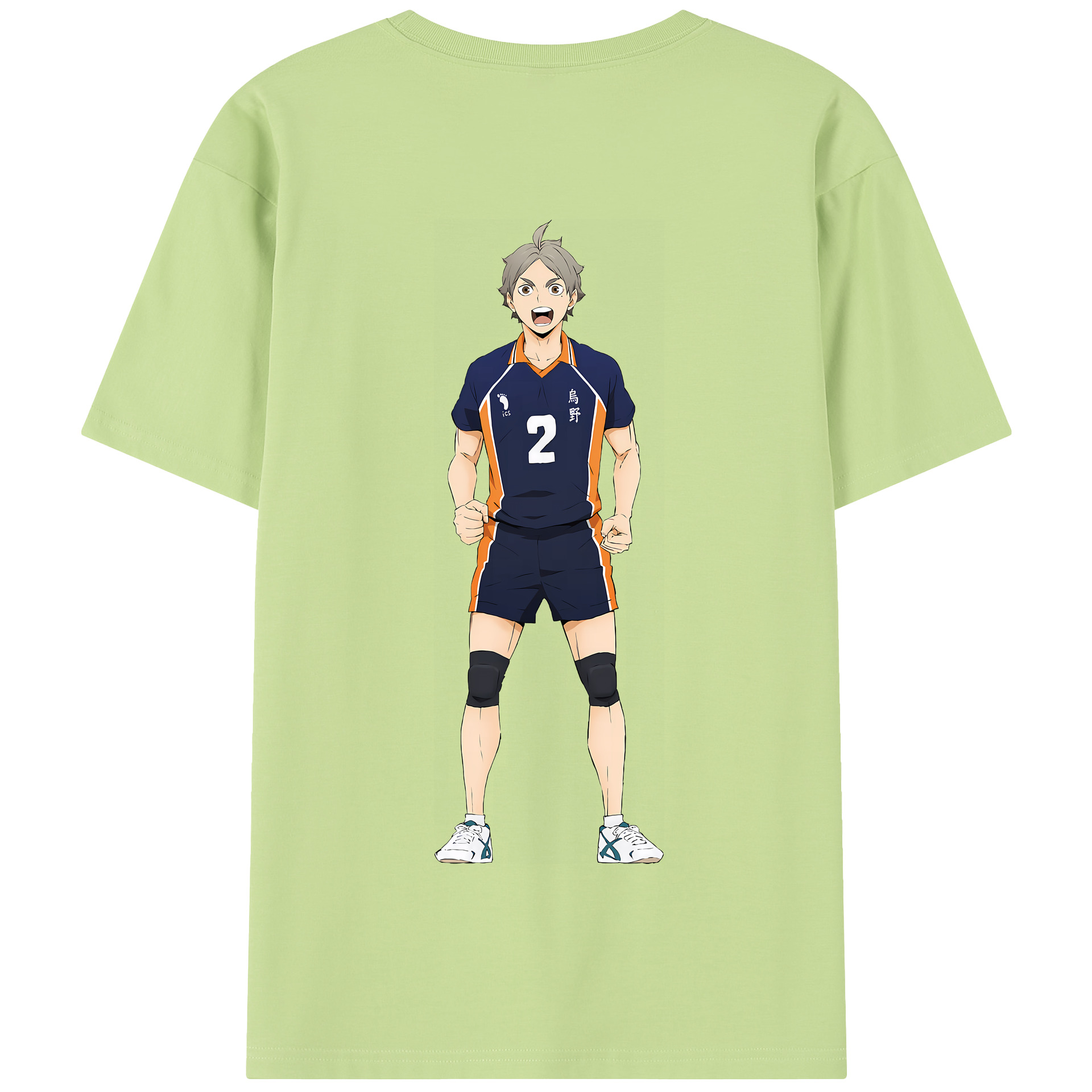 （画像用） ハイキュー!! Haikyu!! 綿100％半袖Tシャツ（背面プリント）